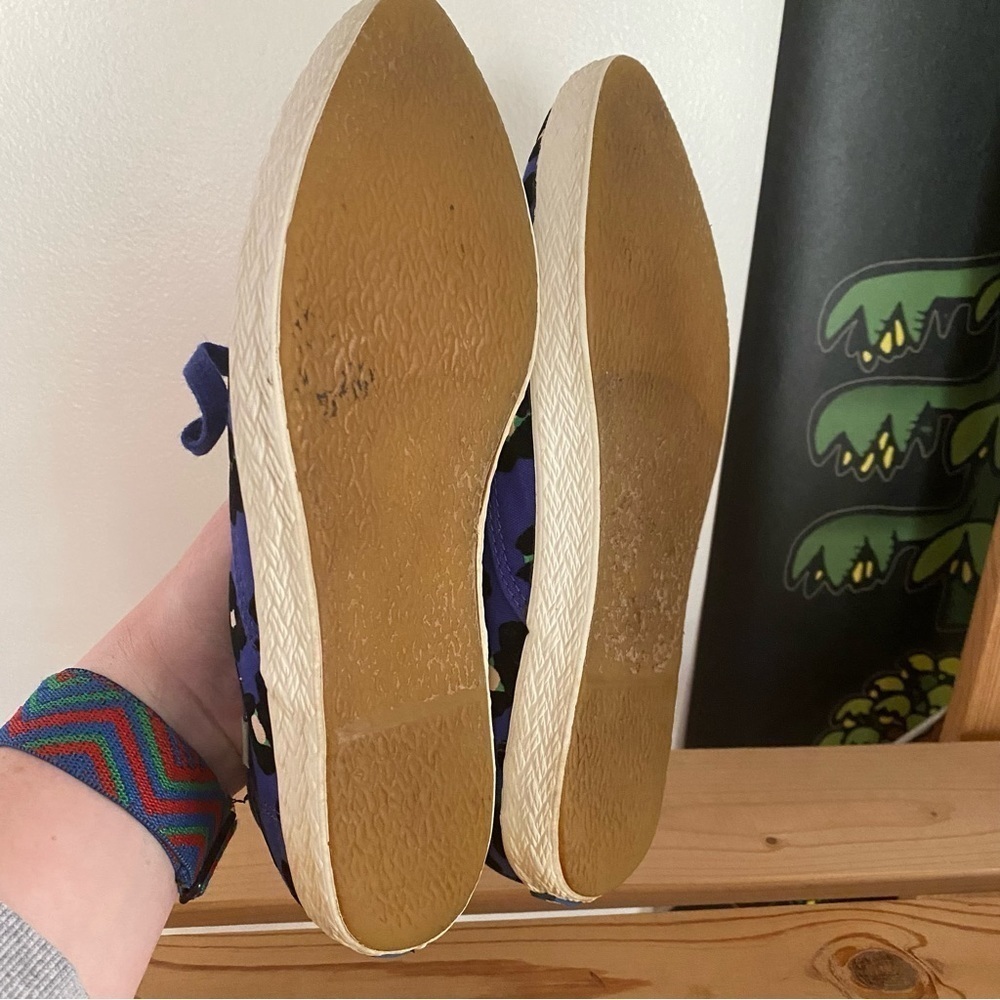 Keds X Kate Spade Blue Green Leopard Print Pointer Sneaker - Picture 16 of 16